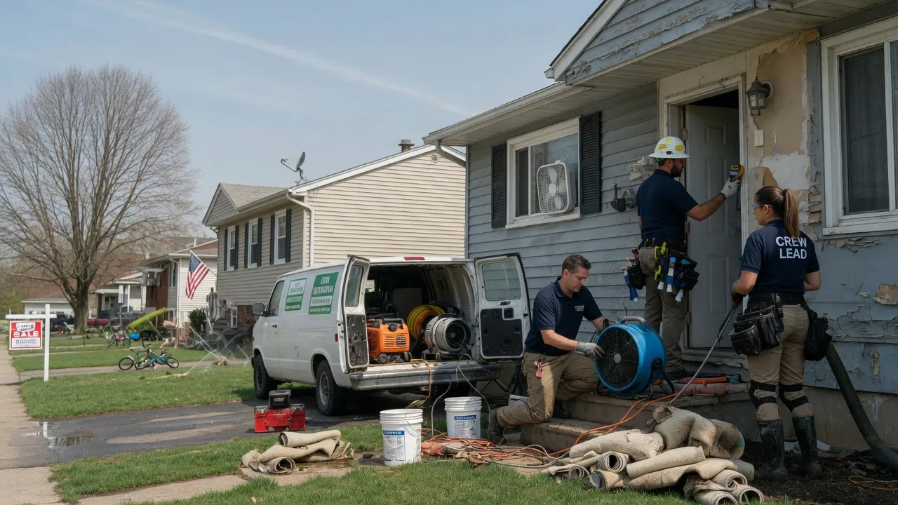 Flood Cleanup in Vicksburg, MI near me